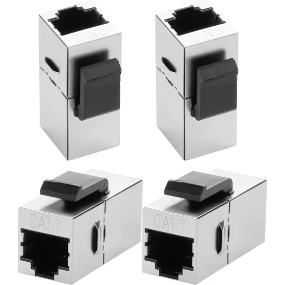 FLORA- Xmsjsiy Cat7 Keystone Jack Coupler Rj45 Female To Jack...