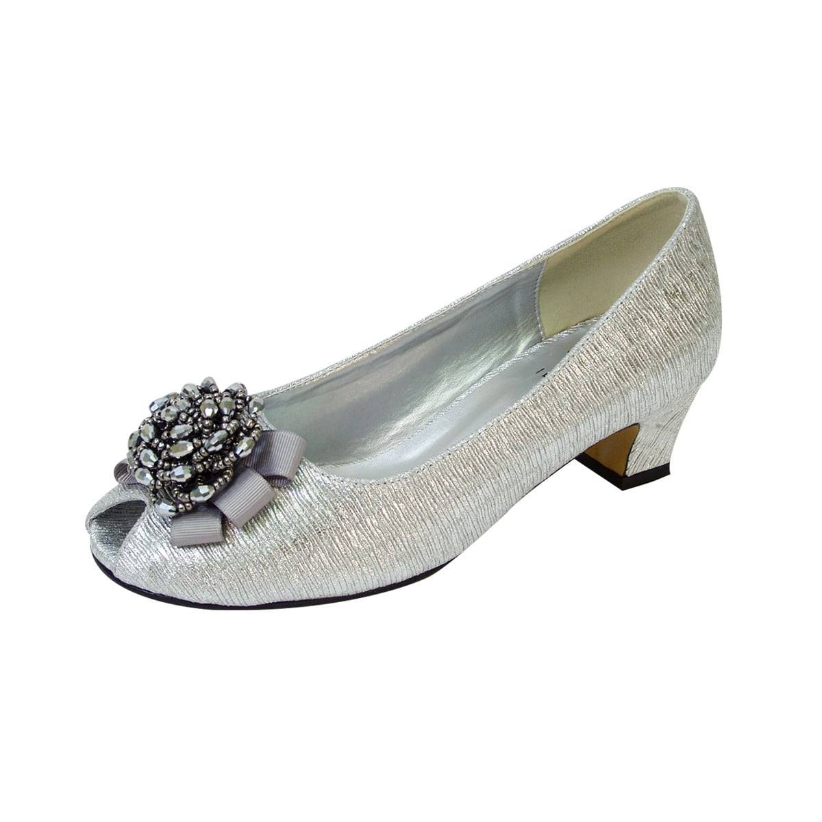 FLORAL Allie Women Extra Wide Width Peep Toe Dress Pump