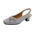 thumbnail image 1 of FLORAL Ashlyn Women's Wide Width Slingback Dress Pumps with Bow, 1 of 11