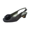 thumbnail image 1 of FLORAL Dara Women Extra Wide Width Flower Bow Glitter Slingback, 1 of 6
