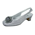 thumbnail image 1 of FLORAL Dara Women's Wide Width Square-Toe Slingback Shoes, 1 of 11