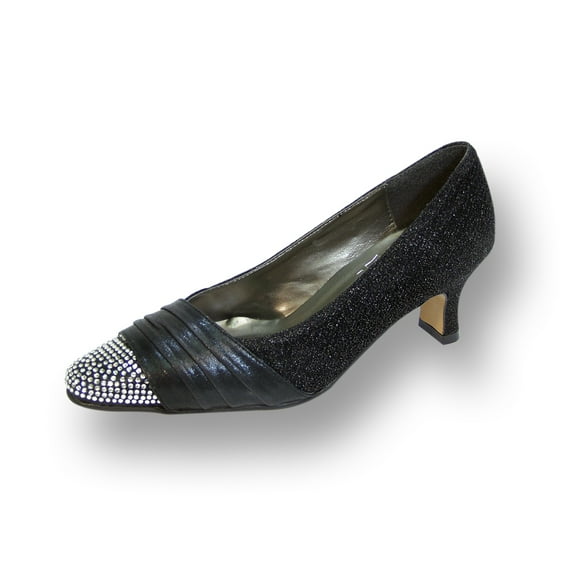 FLORAL Dolly Women's Wide Width Glittery Metallic Dress Pumps