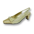 thumbnail image 1 of FLORAL Emma Women's Wide Width Evening Dress Shoes for Wedding, Prom, & Dinner GOLD 6, 1 of 6