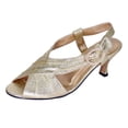 thumbnail image 1 of FLORAL Helene Women's Wide Width Criss-Cross Dress Heeled Sandals, 1 of 8