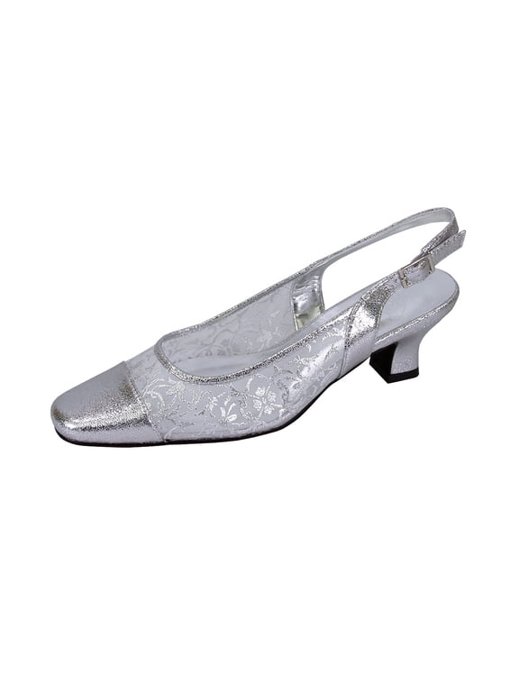Josie Women Extra Wide Width Closed Toe Mesh Slingback
