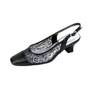 FLORAL Josie Women Extra Wide Width Closed Toe Mesh Slingback