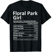 FLORAL PARK GIRL NY NEW YORK Funny City Home Roots USA Gift T-Shirt