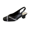 thumbnail image 1 of FLORAL Shelby Women's Wide Width Square-Toe Dress Pumps BLACK 5, 1 of 6