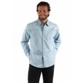 thumbnail image 1 of Scully Mens Floral Tooled Embroidery Light Blue Poly/Rayon L/S Shirt XS, 1 of 2