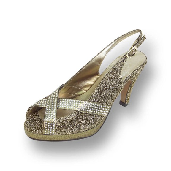 FLORAL Tiffany Women's Wide Width Platform Dress Heeled Sandals