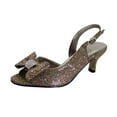 thumbnail image 1 of FLORAL Xandra Women's Wide Width Slingback Heeled Sandals BRONZE 6.5, 1 of 6