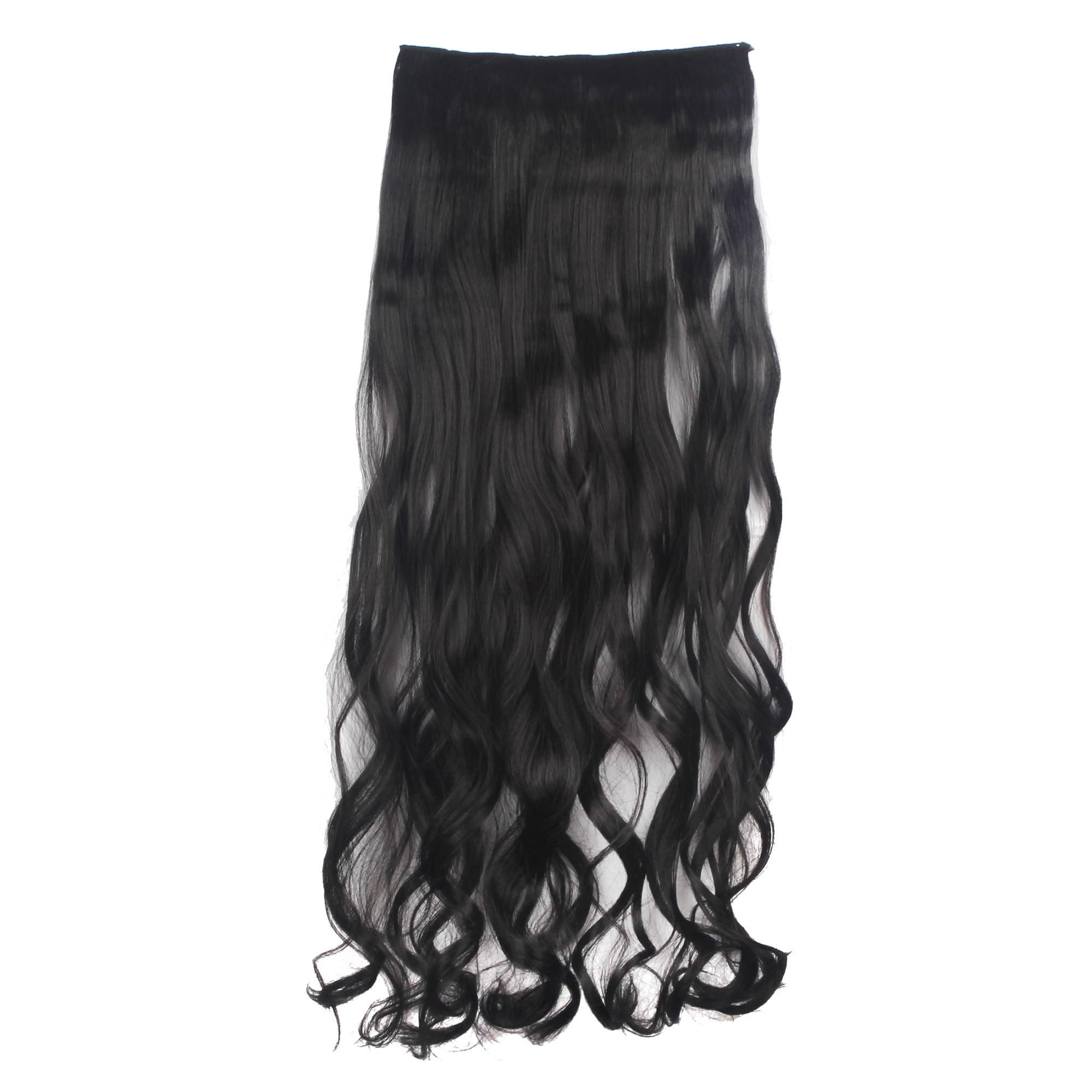 FLORATA 24-29 Inches Wavy 3/4 Full Head Clip in Hair Extensions