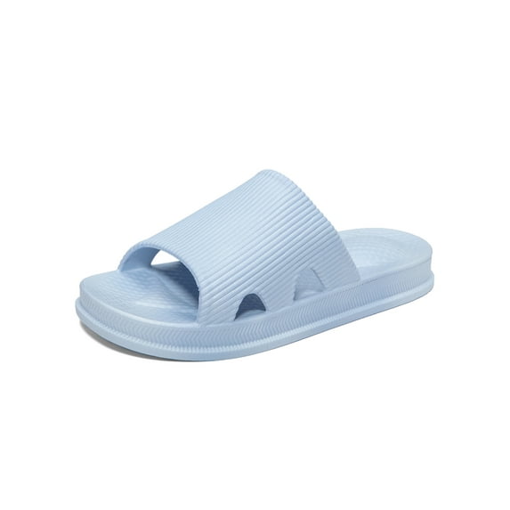 FLORATA Shower Slippers for Women Non-Slip Shower Sandals Beach Water Slide House Slippers Indoor Outdoor Quick Drying Slippers Shoes for Bathroom