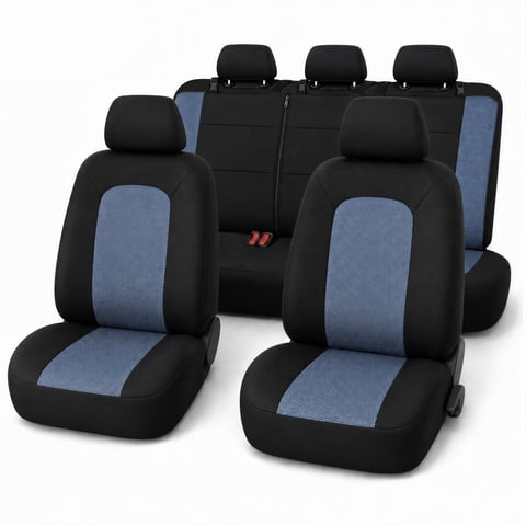 FLORAY Universal Car Seat Covers Full Set, 3D Breathable Mesh Auto Seat Protectors for Sedans & Compact SUVs, Airbag Compatible