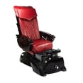 thumbnail image 1 of FLORENCE 18 LX Shiatsulogic Pedicure Chair Black Tub w/ Discharge Pump Stylish Pedicure Tub with Pipe-Less Magnetic Jet Pedicure Spa, Deep Red Cover Set, 1 of 6