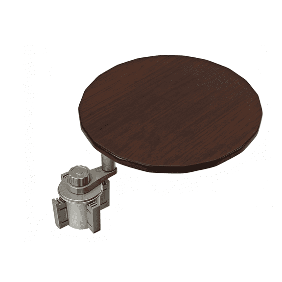 FLORICH Car Desk for Laptop, Cup Holder Table with 360 Rotation - Wooden Car Laptop Mount, Car Table & Car Food Tray Compatible with Tesla Model Y/3/S & Most Vehicles