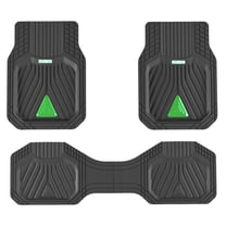FLORICH Car Floor Mats, Heavy Duty Floor Mats for Cars, 3 Piece All-Weather Floor Mats with Anti-Slip Backing, Universal Trim-to-Fit, Waterproof Automotive Floor Mat for Cars Trucks SUV