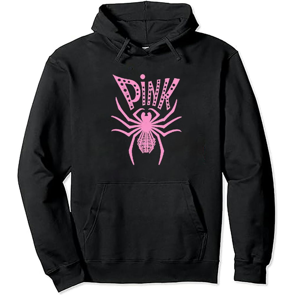 FLORID Full Zip Up Hoodies Spider 555 Gothic Graphic Print Designer Hoodie Y2K Rhinestone Oversized Sweatshirt Walmart