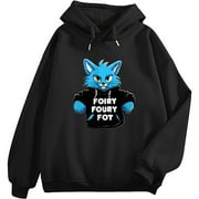 FLORID Furry Fox Fursona Hoodie Gift Women Men Pullover Hoodie