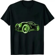 FLORID Green Stylized JDM Drifting Car Design Premium T-Shirt