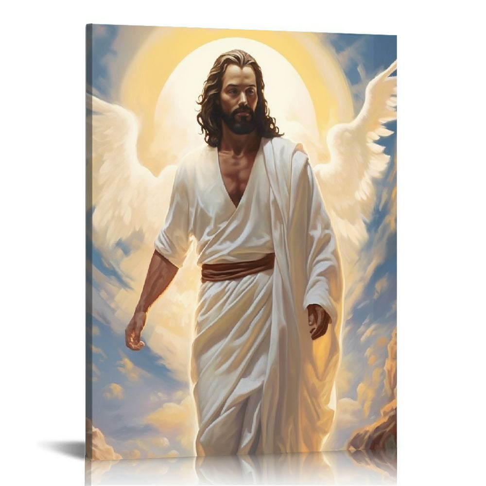 FLORID Jesus Wall Art for African Americans - Jesus Christ Christian