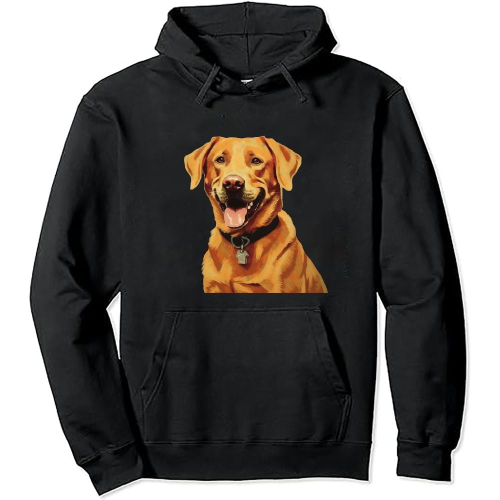 FLORID Lab Dad Fox Red Labrador Retriever Dog Lovers Gift Pullover