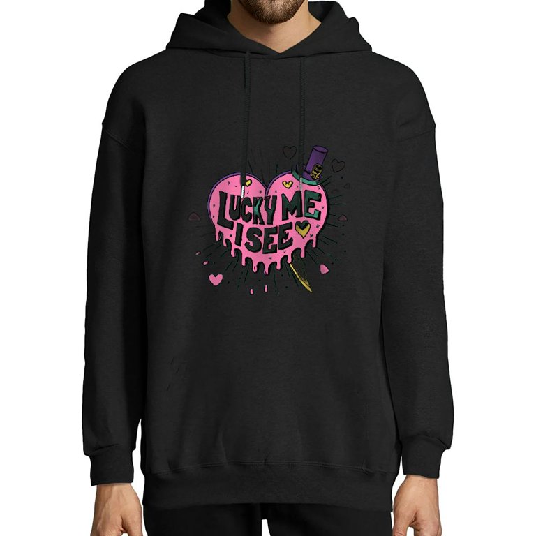 FLORID Lucky me I See Ghosts Hoodie KY West Hoodie Men's Graphic Hip Hop  Pullover Heavyweight Hooded Sweatshirt 