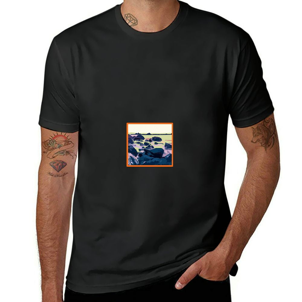 FLORID Men's Black Fitted T-Shirt Black - Walmart.com
