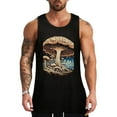 FLORID Mushrooms Psychedelic Art Men's Tanks S 3XL Fashion Men's Tank