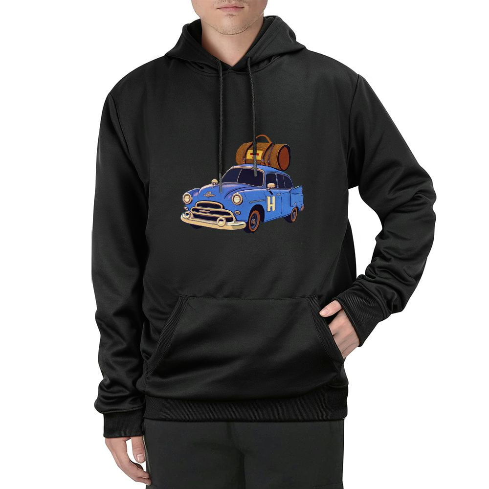 FLORID Pixar Cars Doc Hudson Finish Graphic Hoodie Pullover Hoodie