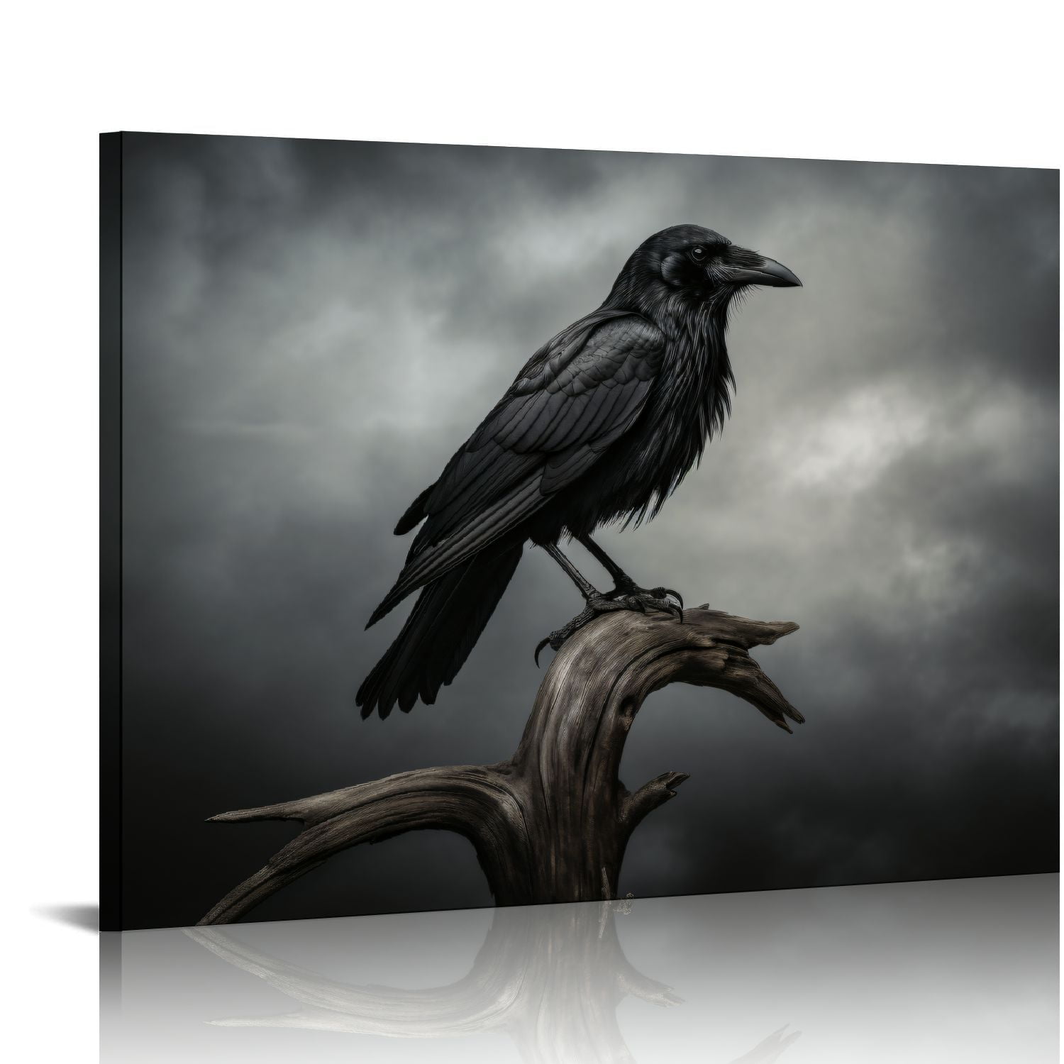 FLORID Ravens Wall Art Decor Canvas Print Picture Artwork for Bedroom