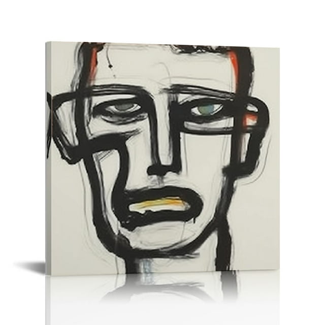 FLORID Square Decorative Painting 16x16in Wall Art Printed Framed