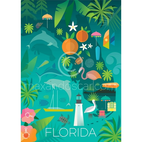 FLORIDA PRINT