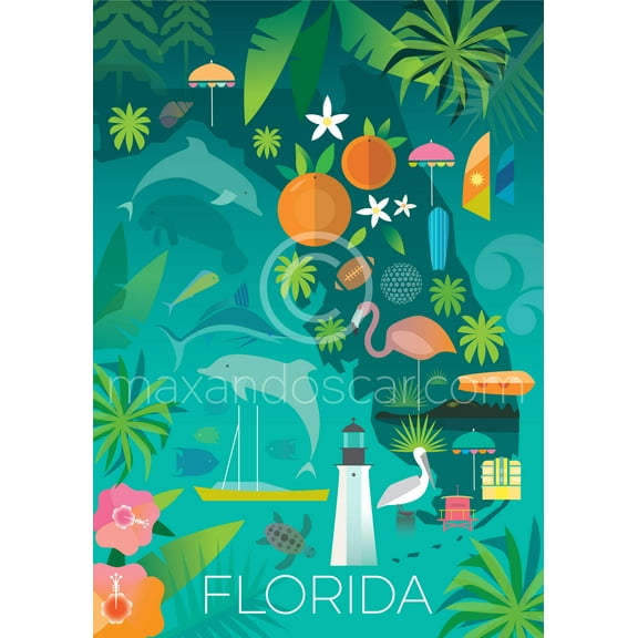 FLORIDA PRINT