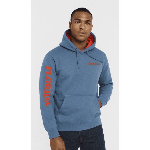 FLORIDA Puff Hooded Fleece Pullover Sweatshirt