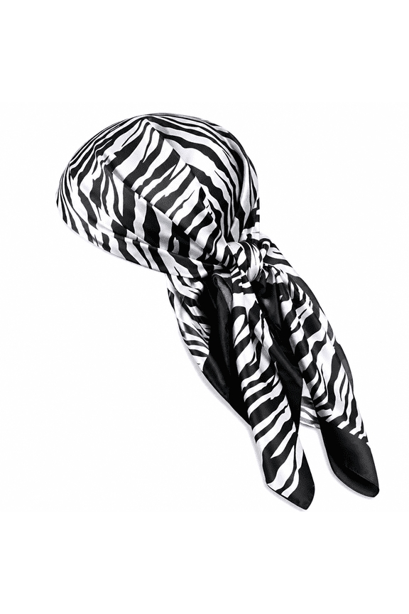 100% Pure Mulberry Silk Scarf 35" Large Square Lightweight Headscarf Women's Hair Wraps
