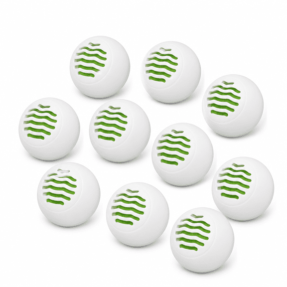 FLORNIX 10Pcs Shoe Deodorizer Balls for Sneaker Odor Eliminator, Natural Bamboo Charcoal & Tea Polyphenols Long Lasting Shoe Freshener