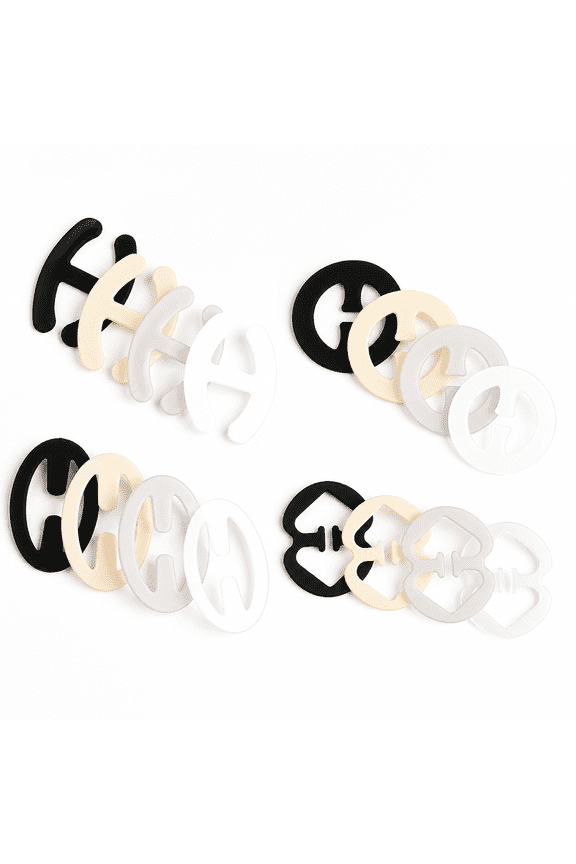 16 Pcs Bra Clips Shoulder Strap Clips Back Clips