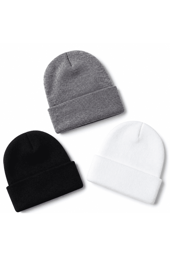 2026 New 3 Packs Unisex Beanie Hats for Men Women Warm Winter Knit Beanies Toboggan Cap for Cold Weather,Outdoor Activities,Daily Wear,Winter Sports,Hiking,Skiing,Snowboarding.