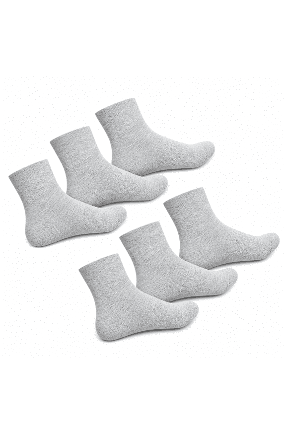 3 Pair Cotton Diabetic Socks Mens Women No Binding Wide Extra Loose Top Moisture Wicking Ankle Socks for Swollen Foot