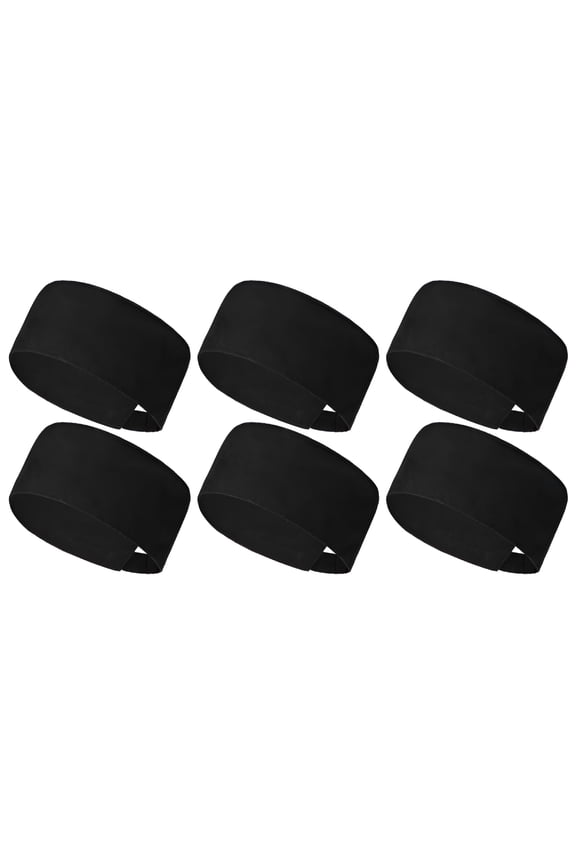 6 Pcs Chef Hat for Women Men Adjustable Unisex Sushi Beanie Chef Mesh Top Skull Cap Kitchen Cooking Food Cap