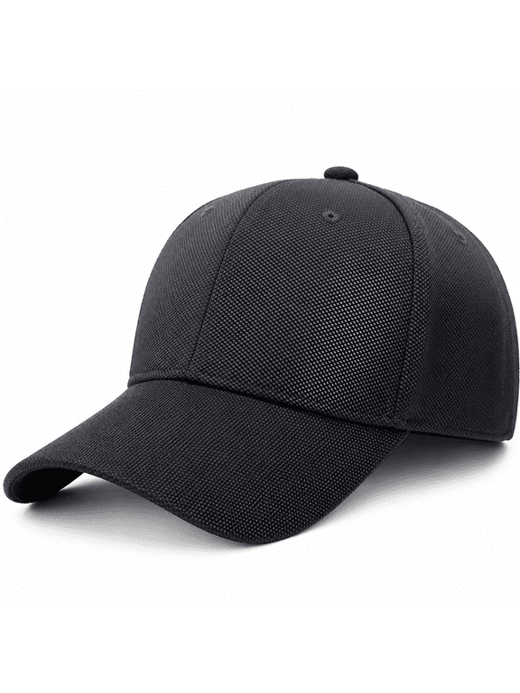 Baseball Hat Stretch Men Woman Fitted Closed Elasticity Flexible Flex Hiphop Caps Hats Dark Gray