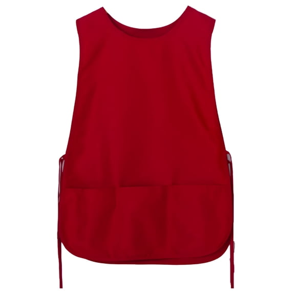 FLORNIX Cobbler Apron Work Smock Apron 2 Front Pockets Dirt Resistant Sleeveless Cleaning Chef Men Women