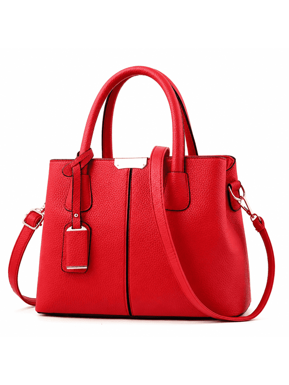 Crossbody Bags for Women,Sturdy Reinforced Handle Shoulder Purse,Secure Comfortable Grip Small Purses for Women,Winered