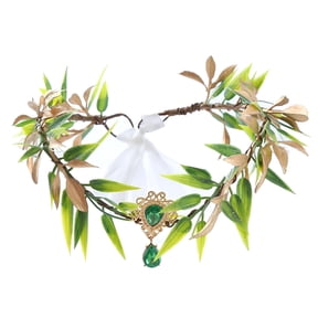 FLORNIX Flower Fairy Crown for Women Renaissance Woodland Crown Elf Headpiece,Flower Crowns for Women