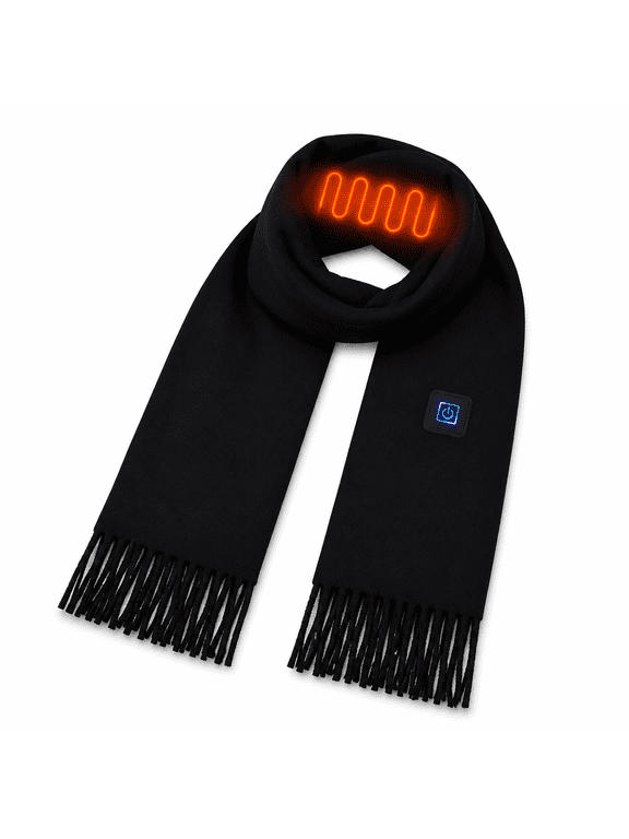 Heated Scarf for Women Rechargeable Heating Scarf Neck Warmer Winter Warm Soft Scarves for Winter Gifts