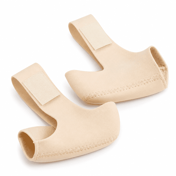 FLORNIX Heel Cushions Gel Feet Skin Care Socks Heel Cups Pads Protectors Plantar Fasciitis Inserts Support Pain Relief Repair Heel Cover Beige L
