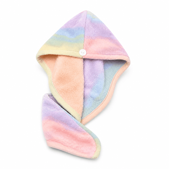 FLORNIX Microfiber Hair Towel Wrap for Women And Girls,Superfine Fiber Soft And Ultra Absorbent Twist Dry Hair Cap for Wet Hair Microfiber Towel for Hair