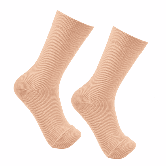 FLORNIX Neuropathy Socks For Women,Toeless Compression Ankle Socks Open Toe Compression Socks,Ankle Sleeves Socks Foot Compression Sleeves For Running