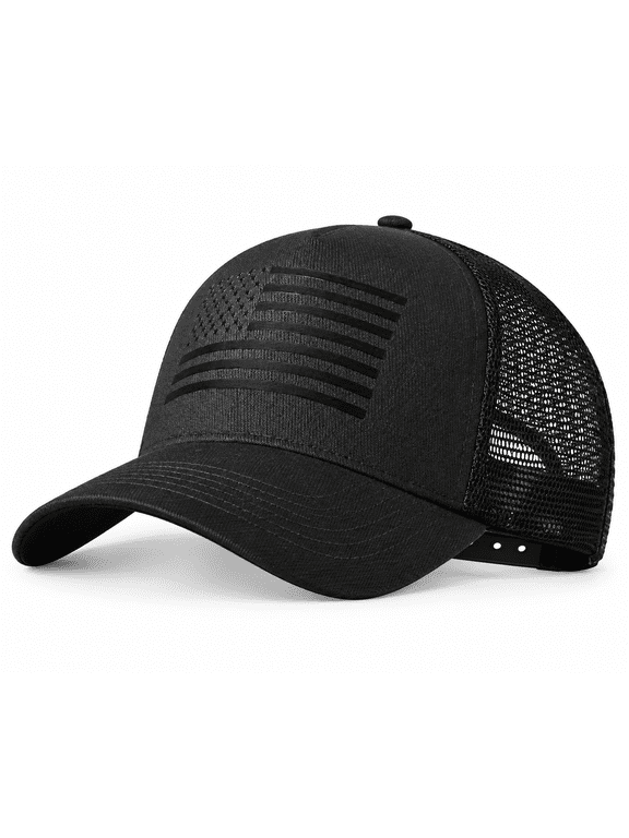 Oversize Xxl American Flag Trucker Hat for Big Heads,Adjustable Mesh Snapback Baseball Cap,3D Embossed Flag Oversize Xxl Hats for Men